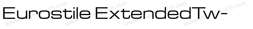 Eurostile ExtendedTw字体转换